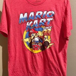 Nintendo Red Mario Kart Short Sleeve Tee